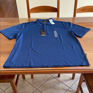 Greg Norman Collection Navy Polo Shirt